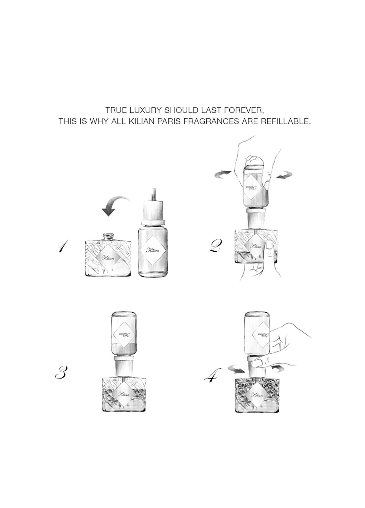 Kilian Vodka On The Rocks EDP Refill 100ml
