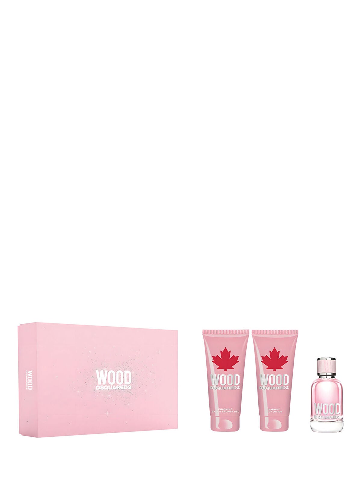 Dsquared2 Wood Femme EDT 50 ml + Vücut Losyonu 100 ml + Duş Jeli 100 ml Kadın Parfüm Seti